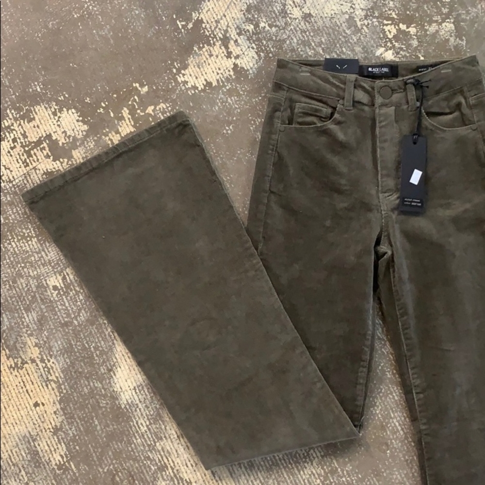 High Waist Flared Corduroy Pants